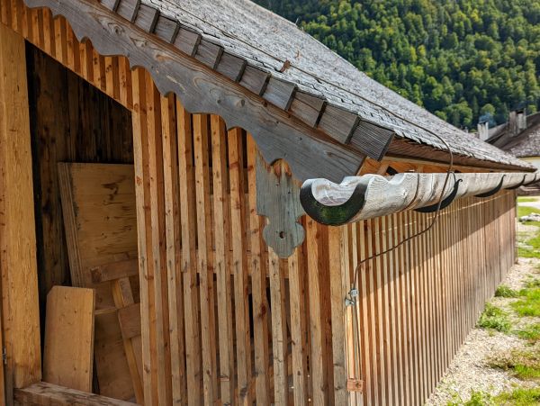 Wood Gutter Installation in Circleville